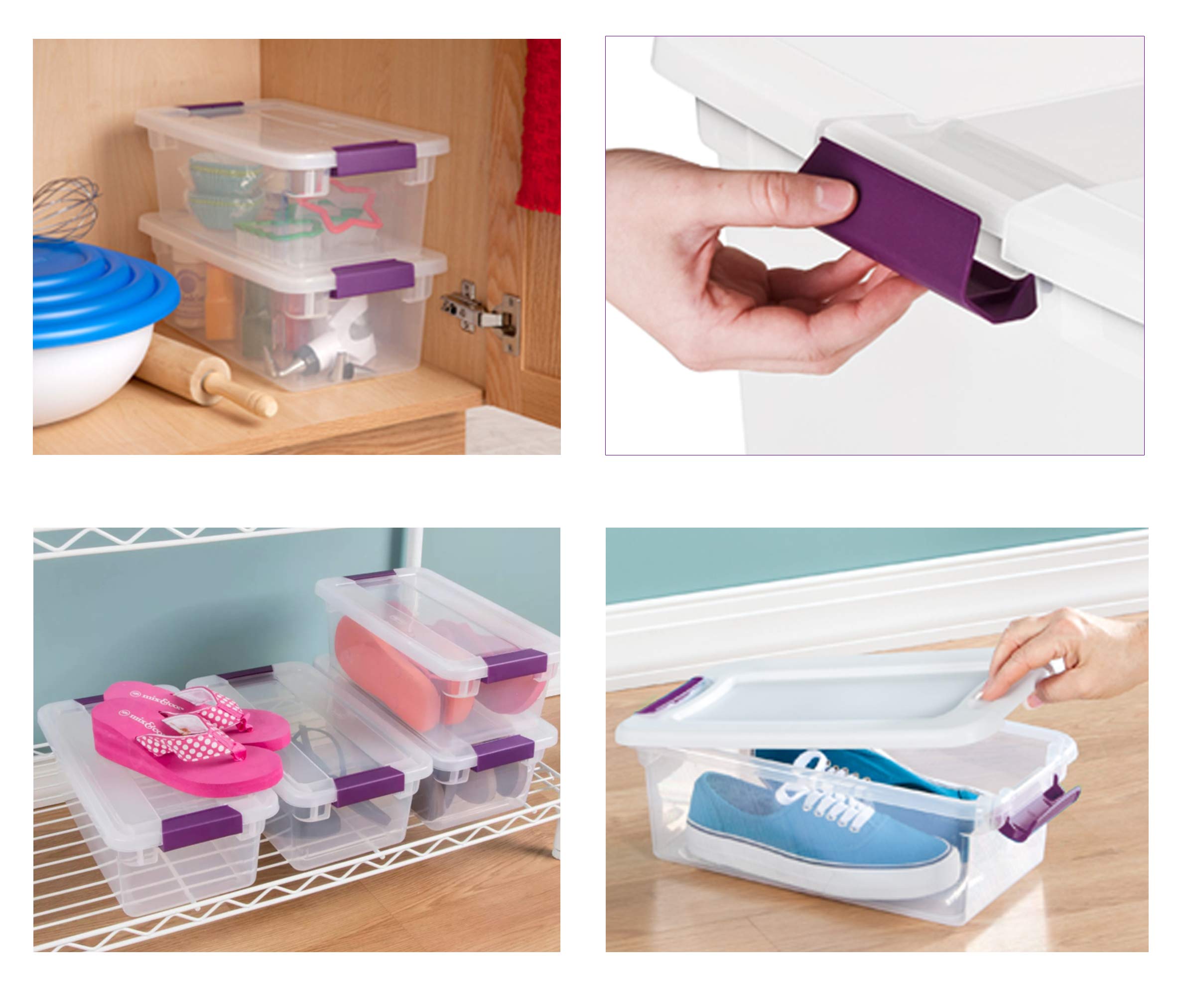 Amazon｜Peaknip - Sterlite 6クォート 積み重ね可能